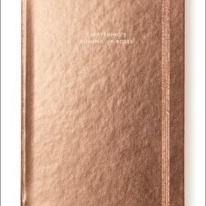 kate spade new york – rose gold foil notebook